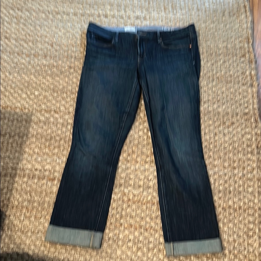 Women's Dark Blue Jeans Gap 10 Real Straight